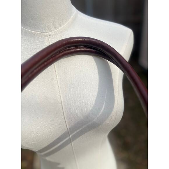 JUAN ANTONIO HORNBACK CARAMEL LEATHER TOTE - Picture 3 of 11